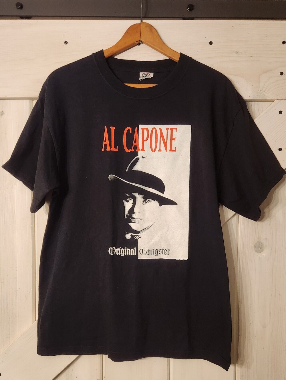 Vintage 2005 Al Capone Original Gangster Shirt. Size L. Fashion Victim Inc